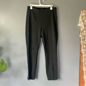 Black front slit Pants